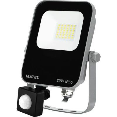 Matel Projecteur LED en Aluminium - Capteur Samsung - 20w - Publicité Matel Projecteur LED en Aluminium - Capteur Samsung - 20w - Publicité