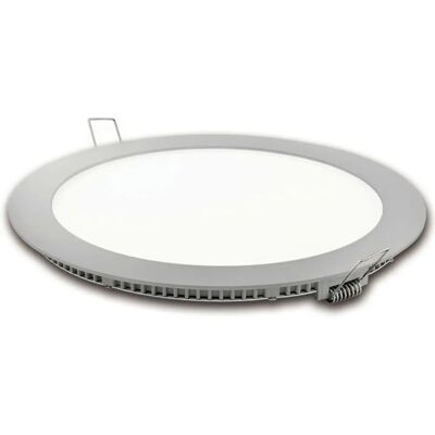 MATEL Spot encastré rond argent 18W - LED Downlight - Publicité MATEL Spot encastré rond argent 18W - LED Downlight - Publicité