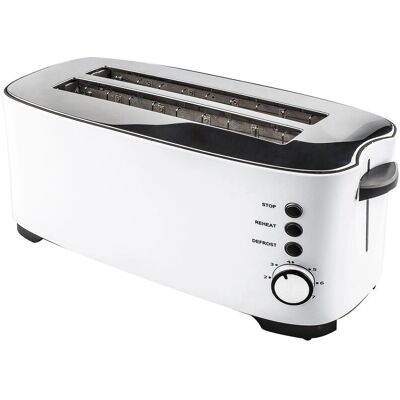 KUKEN Tostapane 2 fessure 1350w grande - Bianco KUKEN Tostapane 2 fessure 1350w grande - Bianco