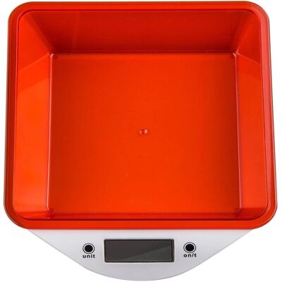 Kuken 33702 - Rouge, Blanc - Balance de cuisine - Publicité Kuken 33702 - Rouge, Blanc - Balance de cuisine - Publicité