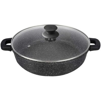 Sauteuse en aluminium noire 36cm - Supreme - Publicité Sauteuse en aluminium noire 36cm - Supreme - Publicité
