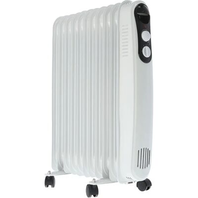 Radiatore ad olio Kuken 2500W - Riscaldatore elettrico con termostato Radiatore ad olio Kuken 2500W - Riscaldatore elettrico con termostato