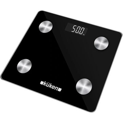 Küken 34123 Balance Personnelle - Balance Numérique Salle de Bain Bluetooth 200kg - Publicité Küken 34123 Balance Personnelle - Balance Numérique Salle de Bain Bluetooth 200kg - Publicité
