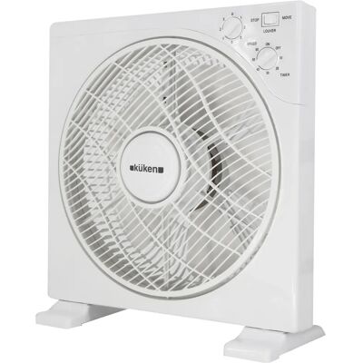 Kuken 34138 - Bianco - Ventilatore da pavimento Kuken 34138 - Bianco - Ventilatore da pavimento