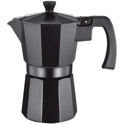 Cafetière Supreme en Aluminium Noir - 12 Tasses - Publicité Cafetière Supreme en Aluminium Noir - 12 Tasses - Publicité