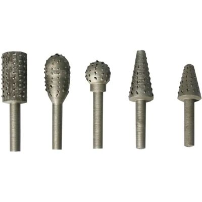 Juego de 5 Brocas de Fresa Surtidas Stein para Madera y Plástico Juego de 5 Brocas de Fresa Surtidas Stein para Madera y Plástico