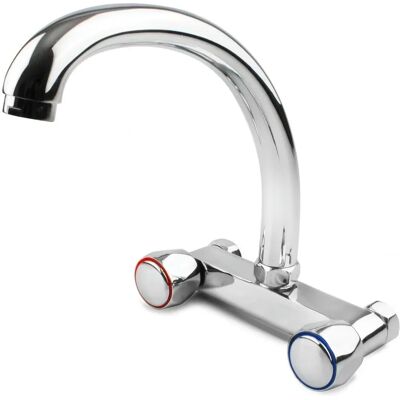 Miscelatore Lavello Artic in Ottone con Beccuccio Alto 15cm Miscelatore Lavello Artic in Ottone con Beccuccio Alto 15cm