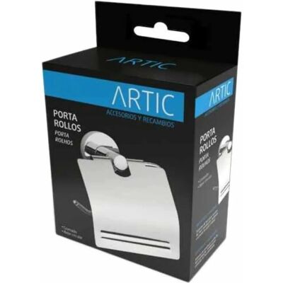 Porta carta igienica Artic in acciaio inox - Base circolare Porta carta igienica Artic in acciaio inox - Base circolare