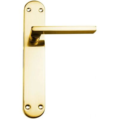 Manija Recta Zamak Handlock Con Placa Ancha - Manija de Puerta Manija Recta Zamak Handlock Con Placa Ancha - Manija de Puerta