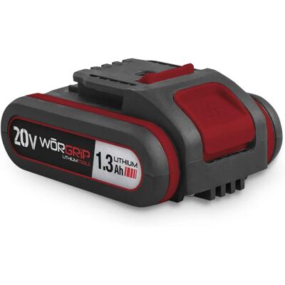 Batteria al litio 20V WORGRIP - Compatibile con trapano - 1300mAh Batteria al litio 20V WORGRIP - Compatibile con trapano - 1300mAh