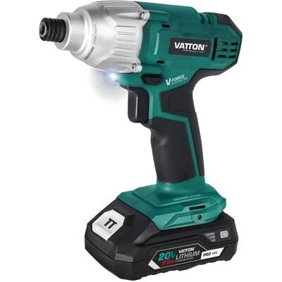 Vatton avvitatore a percussione 20V 2.0Ah - Verde e nero Vatton avvitatore a percussione 20V 2.0Ah - Verde e nero