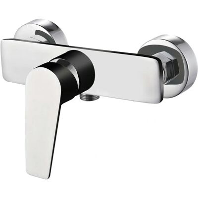 Miscelatore Doccia Artic Nero Cromato - Cartuccia in Ceramica Miscelatore Doccia Artic Nero Cromato - Cartuccia in Ceramica