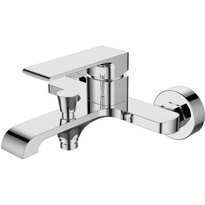 Mezclador de bañera Baltic de Artic - Cuerpo de latón - Cartucho cerámico - Control de temperatura - Incluye flexo y soporte Mezclador de bañera Baltic de Artic - Cuerpo de latón - Cartucho cerámico - Control de temperatura - Incluye flexo y soporte