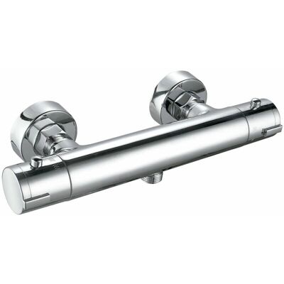 Robinet de Douche Thermostatique Alfa DYSER Chrome - Verrouillage sécurité 38°C - Publicité Robinet de Douche Thermostatique Alfa DYSER Chrome - Verrouillage sécurité 38°C - Publicité