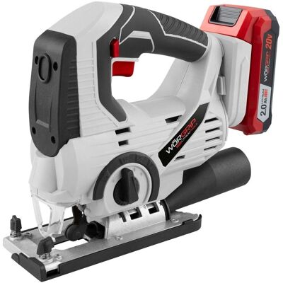 WORGRIP - Sierra caladora 20V - Para plástico, acero, metal WORGRIP - Sierra caladora 20V - Para plástico, acero, metal
