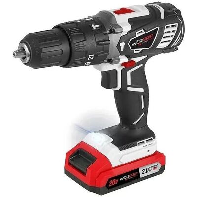 WORGRIP Taladro Percutor 20V - 2 Baterías 2.0Ah - Herramienta eléctrica WORGRIP Taladro Percutor 20V - 2 Baterías 2.0Ah - Herramienta eléctrica