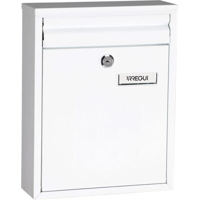 Arregui V-1321 Wall-Mounted Steel Mailbox - A4 Capacity Arregui V-1321 Wall-Mounted Steel Mailbox - A4 Capacity