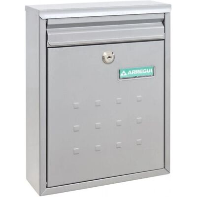 Arregui V-1322 Cassetta postale da muro in argento - Casella postale Arregui V-1322 Cassetta postale da muro in argento - Casella postale
