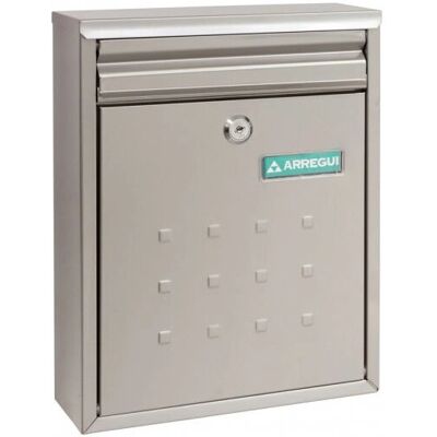 Arregui V-1327 Stainless Steel Wall-Mounted Mailbox - Weatherproof & Secure Arregui V-1327 Stainless Steel Wall-Mounted Mailbox - Weatherproof & Secure
