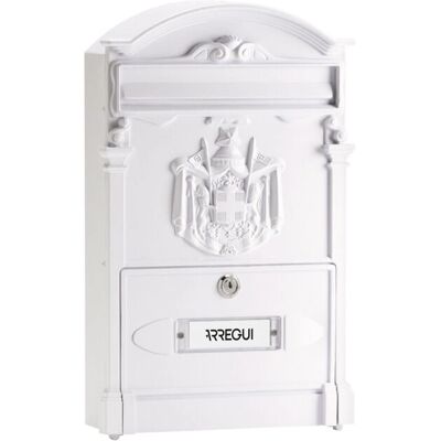 Arregui E2611 Weiße Wandmontierte Aluminium Briefkasten Arregui E2611 Weiße Wandmontierte Aluminium Briefkasten