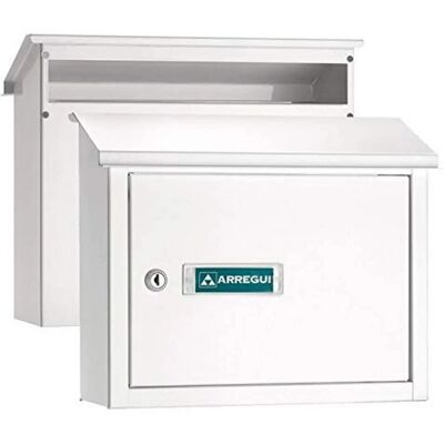 Arregui V4071 Steel Mailbox for Interior, DIN A4, White - Mailbox Arregui V4071 Steel Mailbox for Interior, DIN A4, White - Mailbox