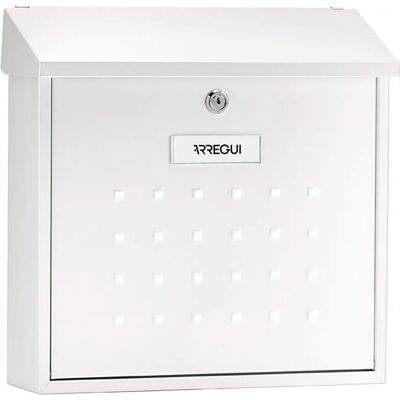 Arregui E-5611 Witte Muurbeugel Brievenbus - Brievenbus Arregui E-5611 Witte Muurbeugel Brievenbus - Brievenbus