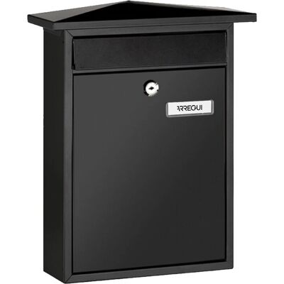 Arregui Black Steel Mailbox Post E-5714 - Mailbox Arregui Black Steel Mailbox Post E-5714 - Mailbox