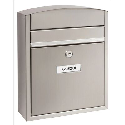 Arregui Stainless Steel Wall-mounted Mailbox - Compact A5 - Mailbox Type Arregui Stainless Steel Wall-mounted Mailbox - Compact A5 - Mailbox Type