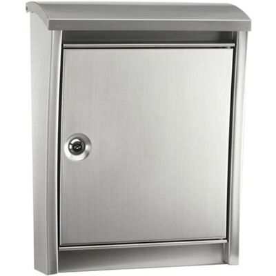 Arregui Buzón de Acero Inoxidable para Pared - Gran Capacidad - Diseño Moderno Arregui Buzón de Acero Inoxidable para Pared - Gran Capacidad - Diseño Moderno