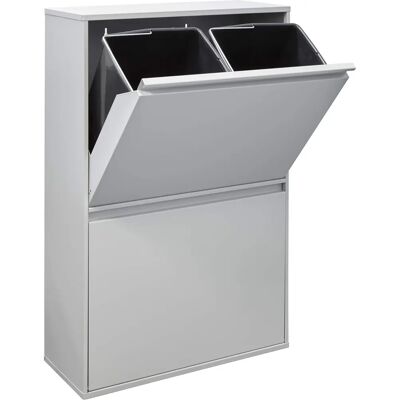 ARREGUI Basic CR602-B Cubo de basura con 4 compartimentos - 68L ARREGUI Basic CR602-B Cubo de basura con 4 compartimentos - 68L
