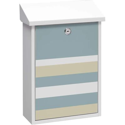 ARREGUI E5601-STR Stalen Wandbrievenbus - Decoratieve Lijnen - Brievenbus voor Brieven & Tijdschriften ARREGUI E5601-STR Stalen Wandbrievenbus - Decoratieve Lijnen - Brievenbus voor Brieven & Tijdschriften