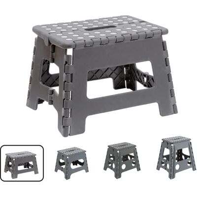 Arregui Multiuso Opvouwbare Kruk - Grijs - 22 cm Arregui Multiuso Opvouwbare Kruk - Grijs - 22 cm