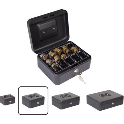 ARREGUI Elegant Cash Safe - Euro Coin Organizer - Security Safe ARREGUI Elegant Cash Safe - Euro Coin Organizer - Security Safe