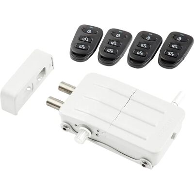 Arregui White Invisible Electronic Security Lock - Interior Use Arregui White Invisible Electronic Security Lock - Interior Use