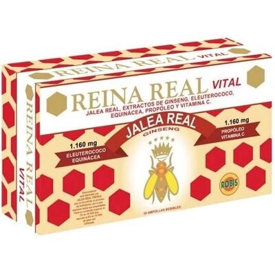 Robis Jalea Real Reina Vital 30 Ampollas - Suplemento Alimenticio Robis Jalea Real Reina Vital 30 Ampollas - Suplemento Alimenticio