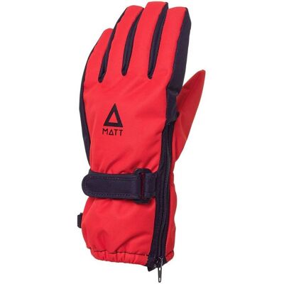 Guantes Matt Open Side Rojo - Accesorio de esquí infantil Guantes Matt Open Side Rojo - Accesorio de esquí infantil