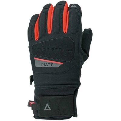 Guantes infantiles Bondone PrimaLoft MATT - Rojo/Negro para esquiar Guantes infantiles Bondone PrimaLoft MATT - Rojo/Negro para esquiar