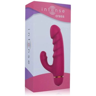 Intense Fun Crassa 20 Vagues en Silicone Rose - Vibromasseur - Publicité Intense Fun Crassa 20 Vagues en Silicone Rose - Vibromasseur - Publicité