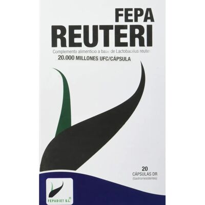 Fepa Reuteri 20 Kapseln - Nahrungsergänzungsmittel Fepa Reuteri 20 Kapseln - Nahrungsergänzungsmittel