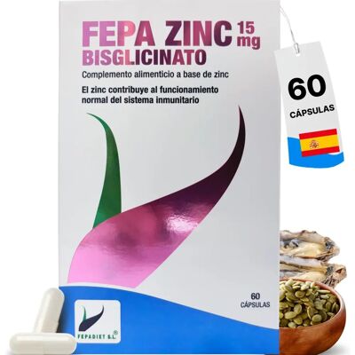 Fepa Zinc Bisglycinate 15mg - Immune & Bone Support Fepa Zinc Bisglycinate 15mg - Immune & Bone Support