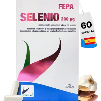 Fepa Selen 200 mcg - Nahrungsergänzung für Immunsystem Fepa Selen 200 mcg - Nahrungsergänzung für Immunsystem