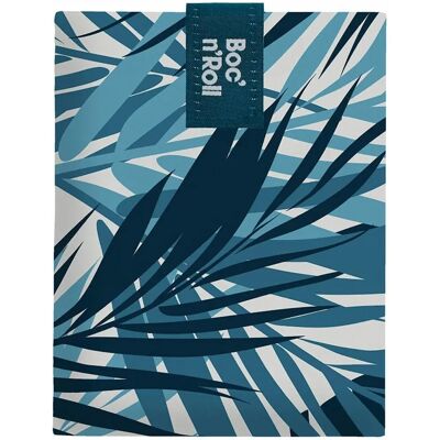 Roll'eat Boc'n'roll Jungle Azul - Caja para sándwich Roll'eat Boc'n'roll Jungle Azul - Caja para sándwich