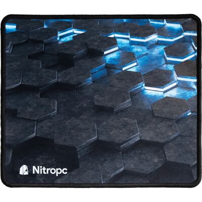 Tapis de souris gaming Nitropc - Résistant à l'eau, 29x25cm - Publicité Tapis de souris gaming Nitropc - Résistant à l'eau, 29x25cm - Publicité