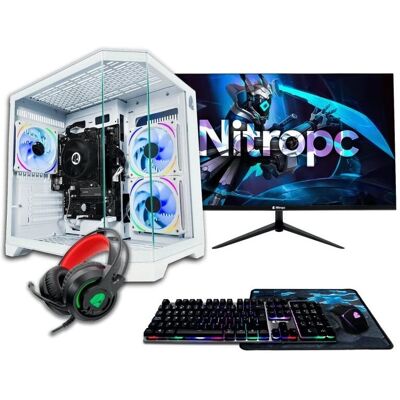 Nitropc AMD Ryzen 5 PRO 4650G 16GB RAM 1TB SSD PC Gaming - Publicité Nitropc AMD Ryzen 5 PRO 4650G 16GB RAM 1TB SSD PC Gaming - Publicité