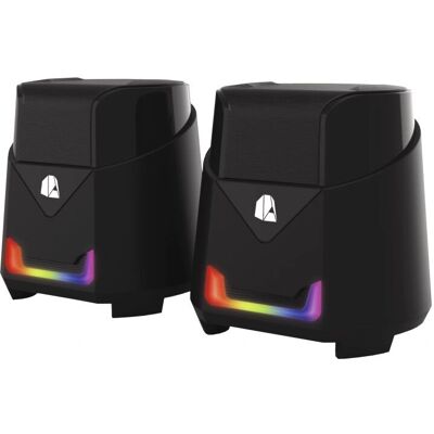 Haut-parleurs portables Nitropc NS1000 360° Surround RGB - Publicité Haut-parleurs portables Nitropc NS1000 360° Surround RGB - Publicité