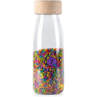 PETIT BOUM Mehrfarbige Sensorische Flasche - 14 x 4 cm - Baby Spielzeug PETIT BOUM Mehrfarbige Sensorische Flasche - 14 x 4 cm - Baby Spielzeug