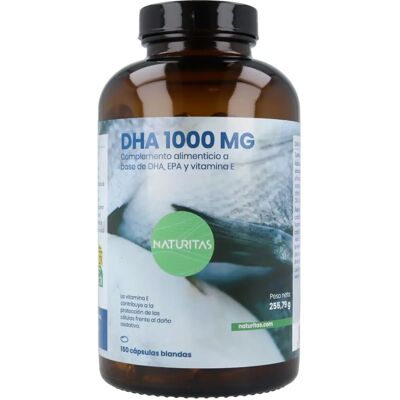 Naturitas DHA 1000 mg - Apoyo Cerebral y Visual - 150 Cápsulas Blandas Naturitas DHA 1000 mg - Apoyo Cerebral y Visual - 150 Cápsulas Blandas