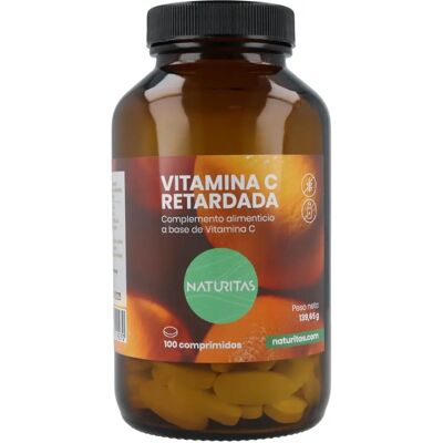 Vitamina C 1000 mg con acción retardada - 100 comprimidos - Naturitas Vitamina C 1000 mg con acción retardada - 100 comprimidos - Naturitas