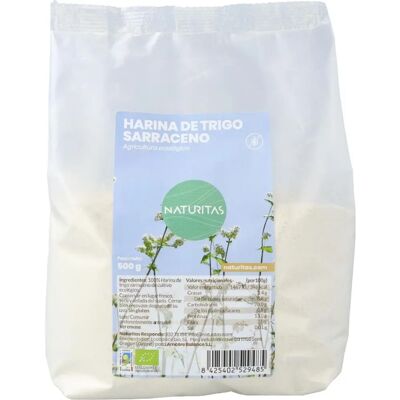 Harina de trigo sarraceno orgánica Naturitas - Sin gluten 500 g Harina de trigo sarraceno orgánica Naturitas - Sin gluten 500 g