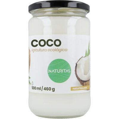 Huile de Coco Bio Essentials Naturitas - 500ml - Publicité Huile de Coco Bio Essentials Naturitas - 500ml - Publicité